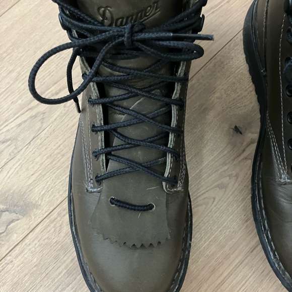 Danner Women’s Olive Leather Boots - Picture 9 of 12